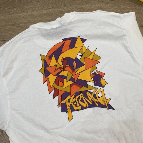 VINTAGE Pernicci SINGLE STITCH Double Sided Shirt Men’s XL Graffiti - Picture 4 of 6